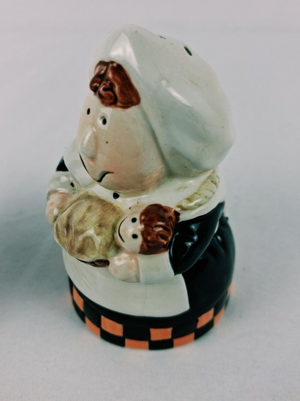 VTG Thanksgiving Pilgrim Couple Ceramic Salt & Pepper Shaker Set Thanksgiving - Picture 13 of 14